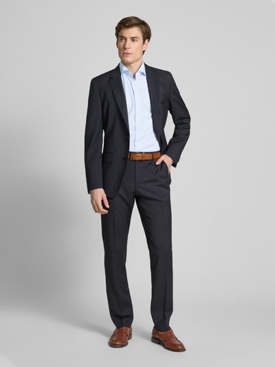 Profuomo Regular Fit Business-Hemd mit Haifischkragen Bleu 1