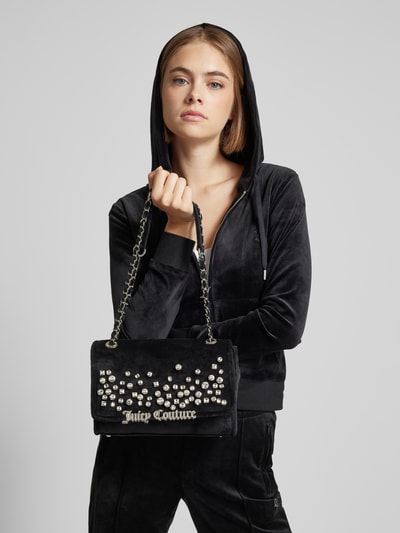 Juicy Couture Umhängetasche mit Ziersteinbesatz Modell 'IRIS' Black 1