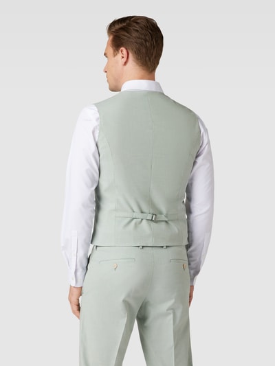 MCNEAL Slim fit gilet met strookzakken  Turquoise - 5