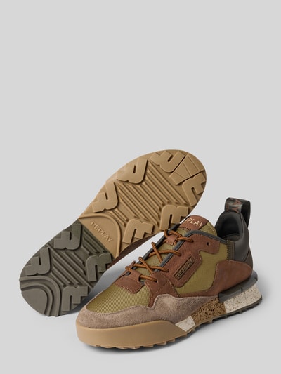 Replay Sneaker mit Label-Details Modell 'FIELD' Camel 4