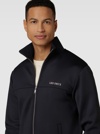 Les Deux Jacke mit Label-Details Modell 'Ballier' Black 3