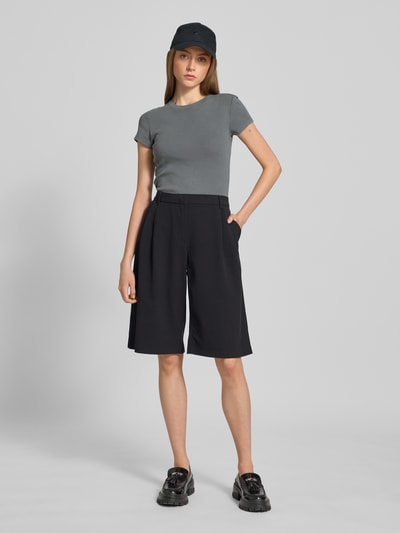 Review T-shirt z okrągłym dekoltem Ciemnoszary 1