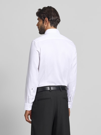 SEIDENSTICKER Koszula biznesowa o kroju slim fit z fakturowanym wzorem Biały 5