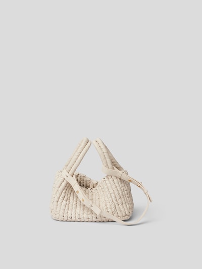 Nanushka Handtasche mit Zopfmuster Offwhite 4