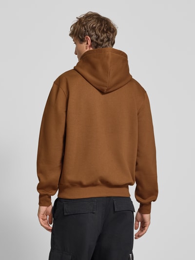 Carhartt Work In Progress Hoodie mit Logo-Schriftzug Mittelbraun 5