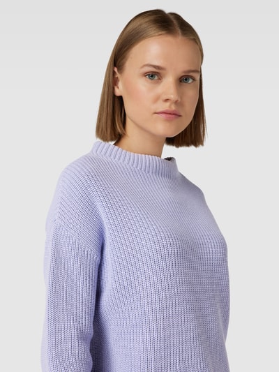 Jake*s Casual Strickpullover mit Strukturmuster Altrosa 3