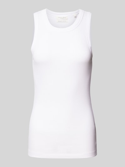 Christian Berg Woman Tanktop in Ripp-Optik Weiss 2