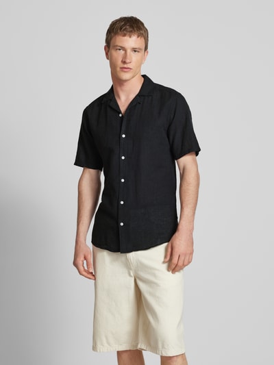 ONLY & SONS Vrijetijdsoverhemd met reverskraag, model 'CAIDEN' Zwart - 4