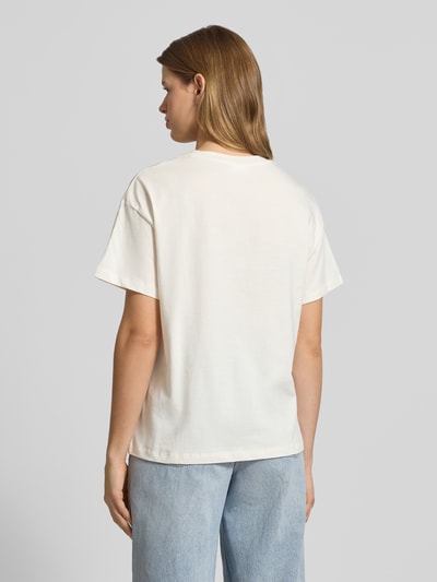 Marc O'Polo DENIM Regular Fit T-Shirt aus reiner Baumwolle Offwhite 5