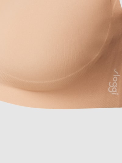 Sloggi Biustonosz typu bralette z zapięciem na haftkę model ‘ZERO FEEL 2.0’ Beżowy 2