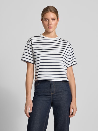MSCH Copenhagen Relaxed Fit T-Shirt aus reiner Baumwolle Modell 'Leana' Weiss 4