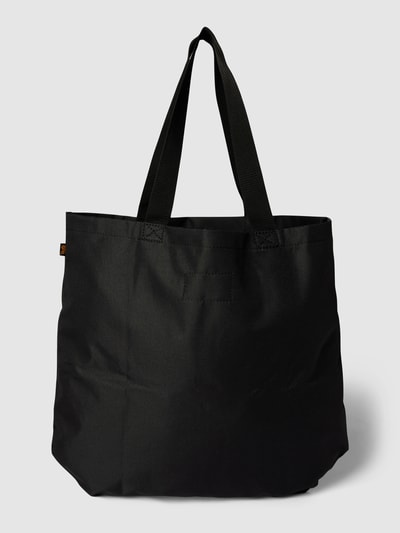 Alpha Industries Torba tote z naszywką z logo model ‘LABEL SHOPPING BAG’ Czarny 5