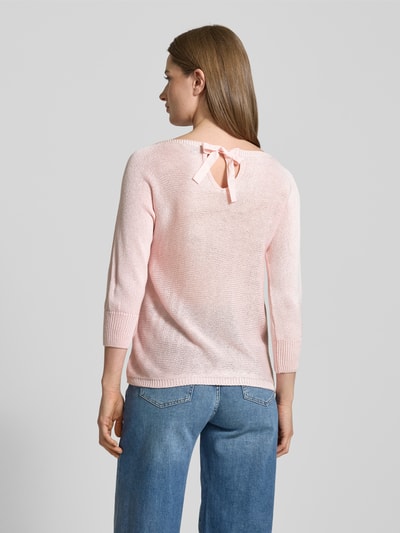 More & More Strickpullover mit U-Boot-Ausschnitt Rose 5