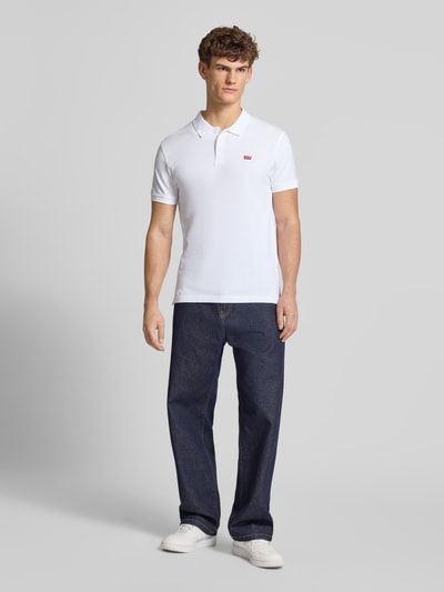 Levi's® Poloshirt mit Label-Detail Weiss 1