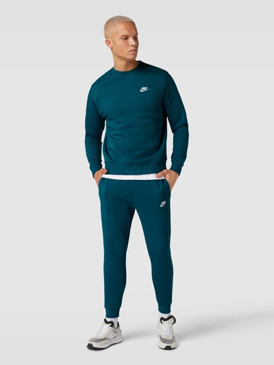 Nike Sweatshirt mit Label-Stitching Petrol 1