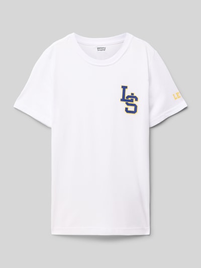 Levi’s® Kids T-shirt z nadrukiem z logo Biały 1