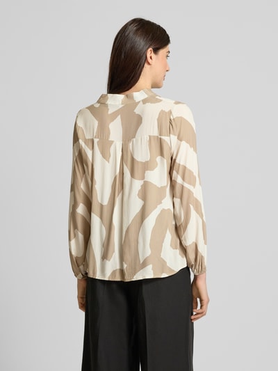 ZABAIONE Relaxed Fit Bluse mit Tunikakragen Modell 'Mi44llaa' Beige 5