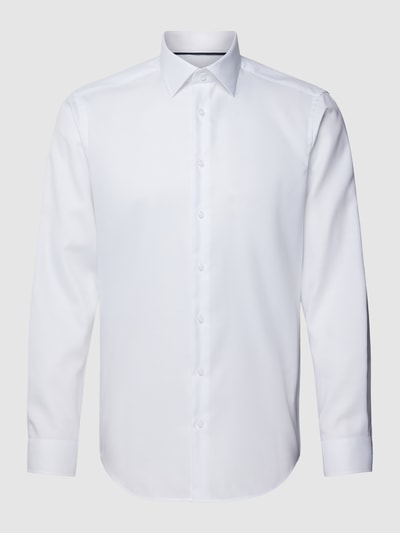 Christian Berg Men Regular Fit Business-Hemd mit Kentkragen Weiss 2
