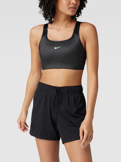 NIKE TRAINING Bustier met labelprint Zwart - 4