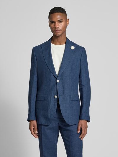 BOSS Slim Fit Leinensakko aus reinen Leinen Marine 4