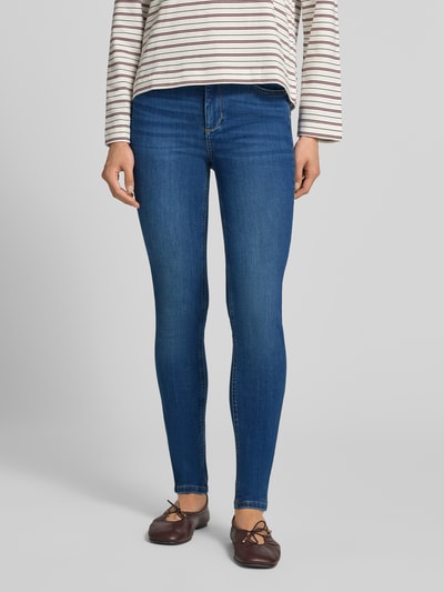 Liu Jo White Slim fit jeans van katoenmix model 'DIVINE' Donkerblauw - 4