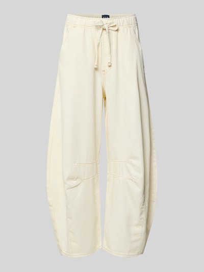 GAP Barrel Fit Jeans mit elastischem Bund Modell 'EASY HORSESHOE' Offwhite 2
