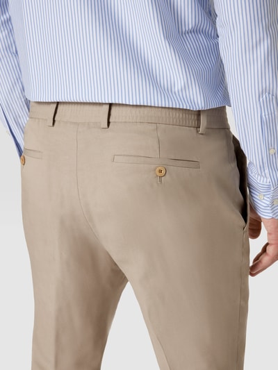 MCNEAL Broek met bandplooi Beige - 3