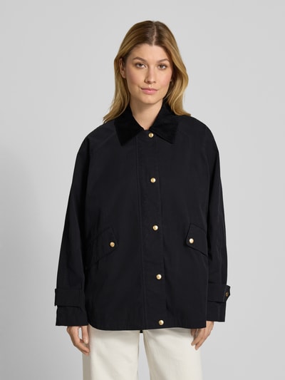 Marc O'Polo Relaxed Fit Barn Jacket aus hochwertigem Canvas Black 4