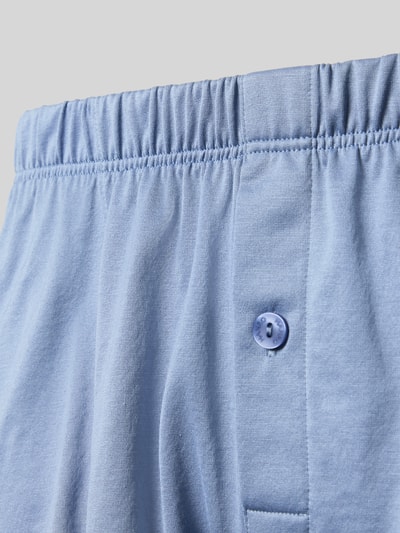 Hanro Boxershorts mit Zierknopf Hellblau 2