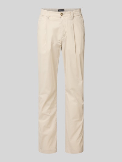 Marc O'Polo Tapered Fit Chino aus Baumwoll-Mix Model 'MOROT JOGGER' Beige 2