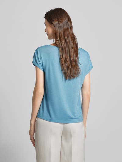 s.Oliver BLACK LABEL T-shirt met ronde hals Lichtblauw - 5