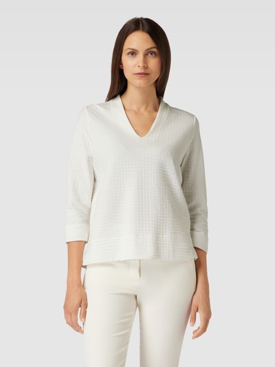 OPUS Sweatshirt met elastische zoom, model 'Ganila' Offwhite - 4