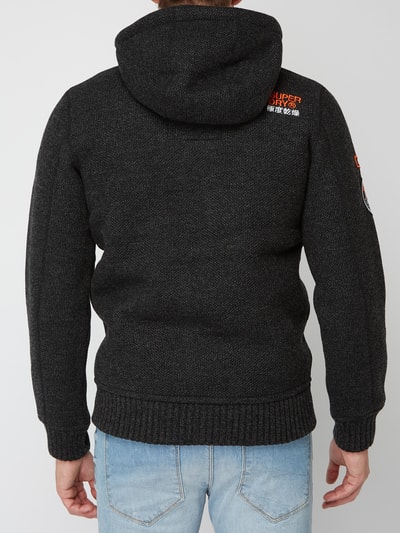 Superdry Jacke mit Kapuze (dunkelgrau melange) online kaufen 