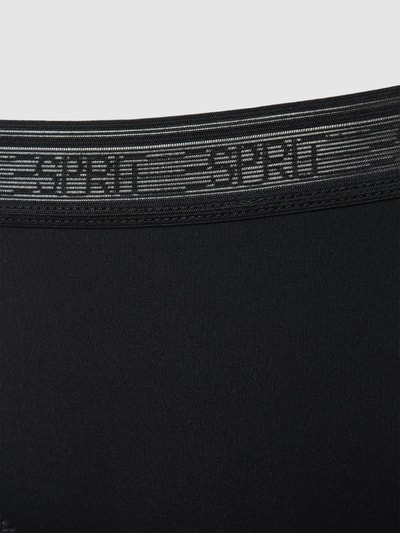 Esprit Slip mit elastischem Logo-Bund Modell 'MICRO' Black 2