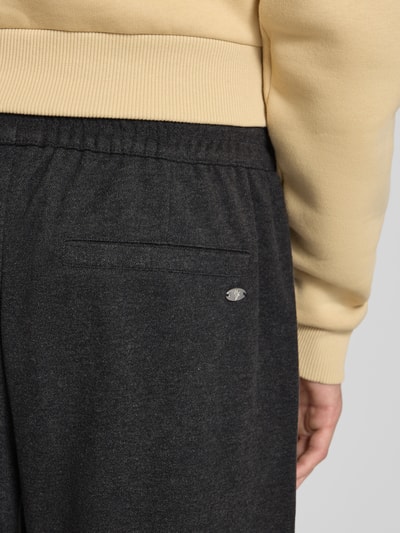REVIEW Straight Leg Sweatpants mit Tunnelzug Anthrazit Melange 3