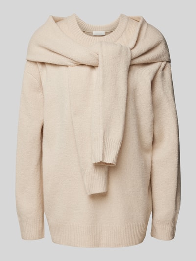 LeGer by Lena Gercke Strickpullover mit Knotendetail Modell 'Iris' Offwhite 2