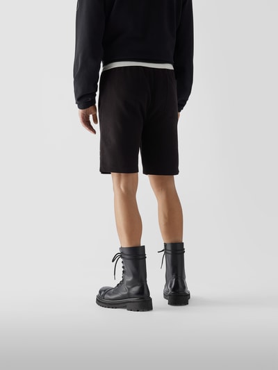 Helmut Lang Sweatshorts mit Label-Print Black 5