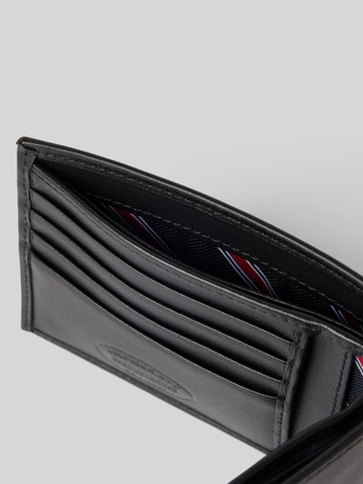 Tommy Hilfiger Lederportemonnaie mit Schlüsselring Black 3