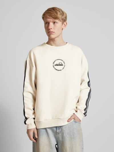 Ellesse Sweatshirt mit gerippten Abschlüssen Modell 'SALZBURG' Sand 4