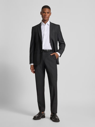 Christian Berg Men Regular Fit Business-Hemd aus reiner Baumwolle mit Kentkragen Weiss 1