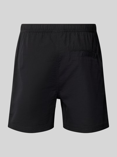 Bruun & Stengade Regular Fit Badehose mit Label-Detail Modell 'BAHIA' Black 3