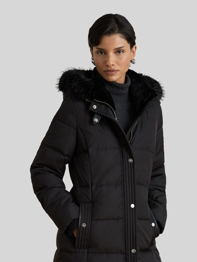 Lauren Ralph Lauren Daunenmantel mit abnehmbarer Kapuze Black 1