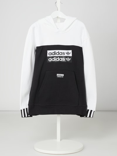 adidas Originals Hoodie aus Baumwolle und recyceltem Polyester Black 1