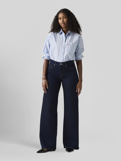 Levi's® 300 Wide leg jeans van katoenmix in 5-pocketmodel Marineblauw - 1