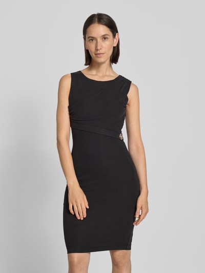 Guess Knielanges Etuikleid mit Label-Applikation Modell 'PRISCA' Black 4
