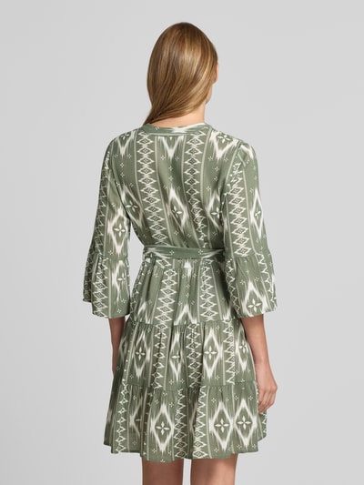 VERO MODA Tailliertes Tunikakleid aus reiner Viskose Modell 'MELBA' Lind Melange 5