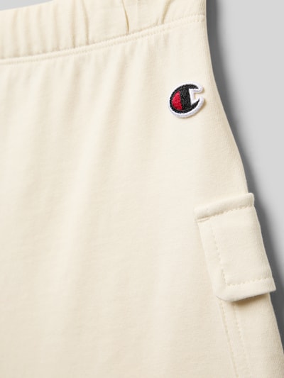 CHAMPION Regular fit sweatshorts met logopatch Zand - 2