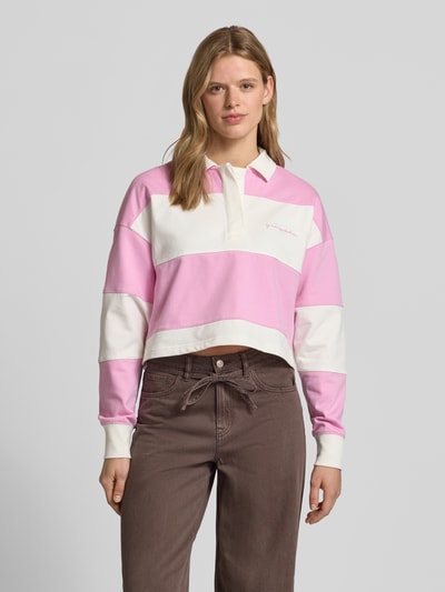 Marc O'Polo DENIM Relaxed Fit Sweatshirt aus reiner Baumwolle Pink 4