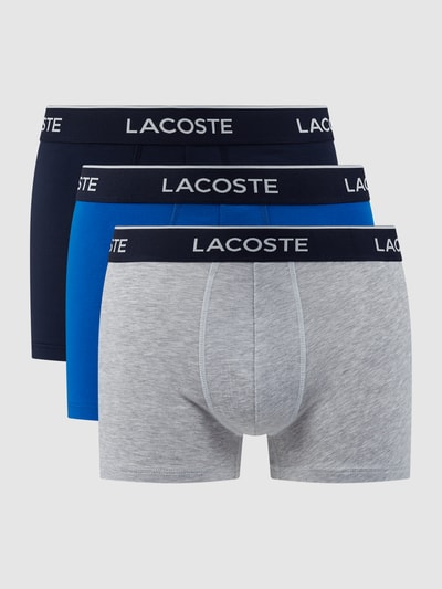 Lacoste Trunks mit Label-Details im 3er-Pack Blau 1