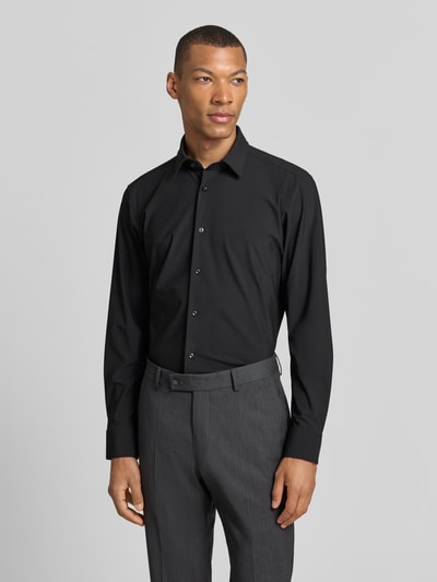 BOSS Regular Fit Businesshemd mit Kentkragen Modell 'JOE' Black 4